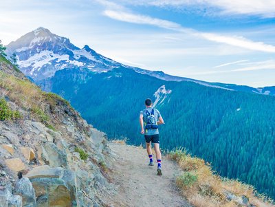 Trailrunner gut ausgerüstet unterwegs